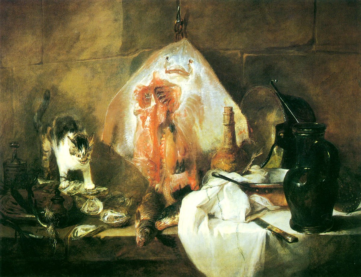 法国著名静物画家让·巴蒂斯·西蒙·夏尔丹
