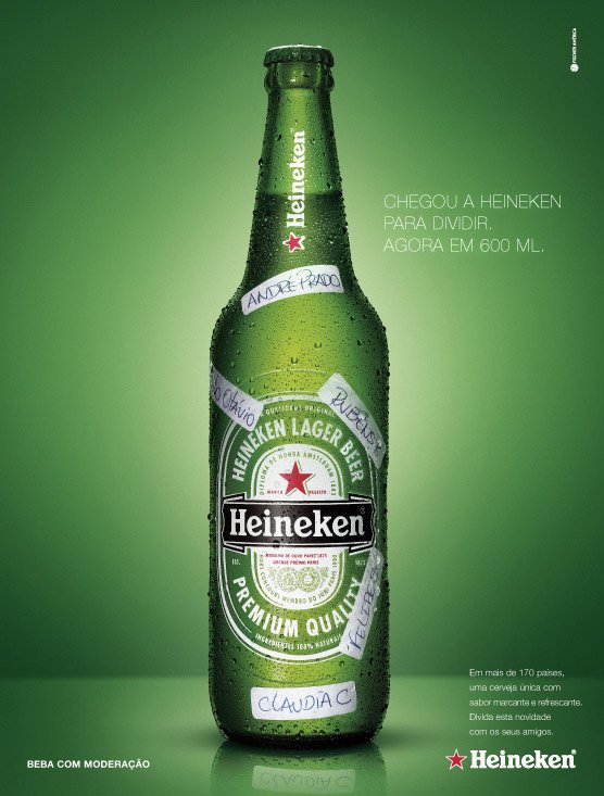 Heineken啤酒平面广告设计