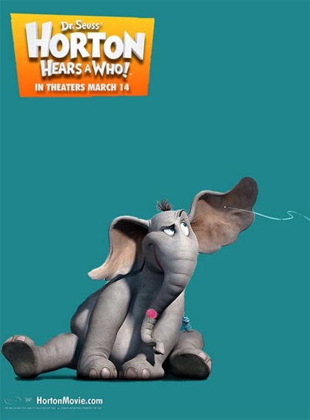 CG动画片《霍顿与无名氏》(Horton Hears a Who)海报设计