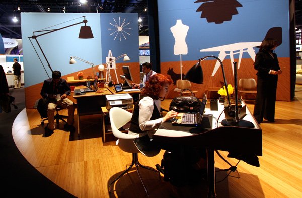 2008年国际消费电子展(CES)惠普展台设计