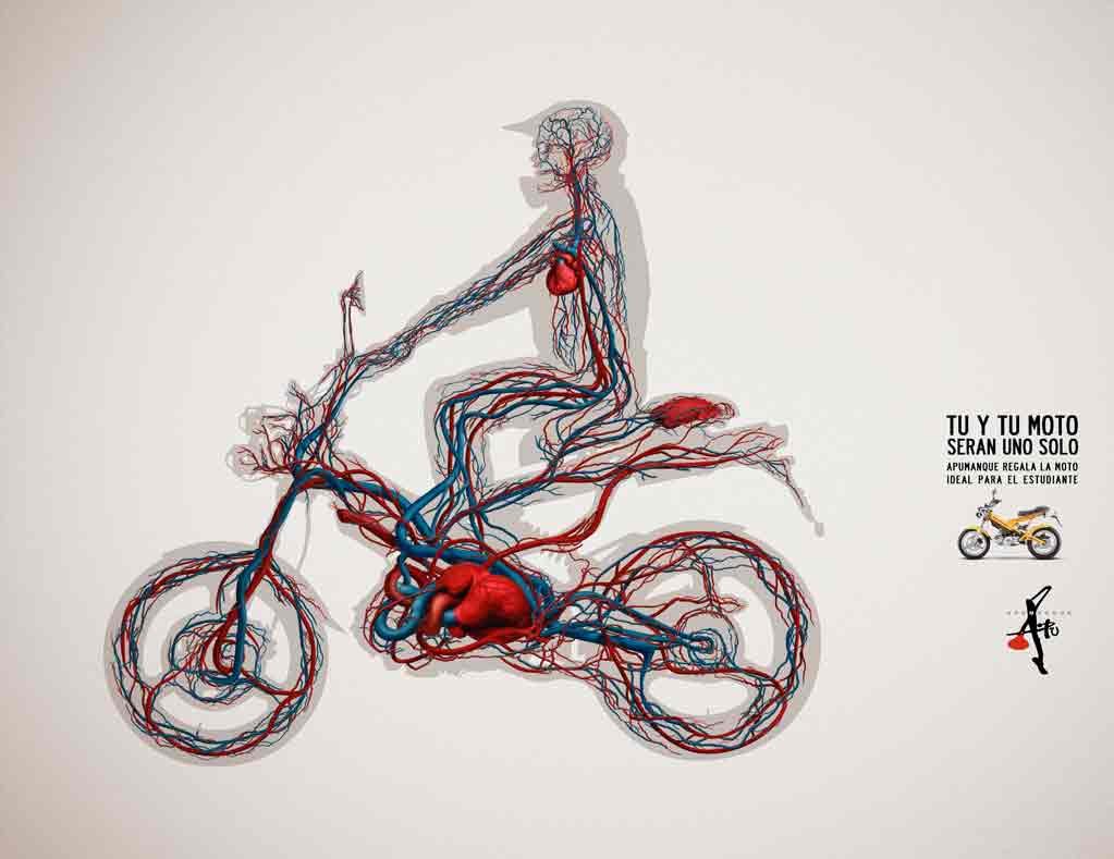 Apumanque摩托车广告设计欣赏