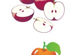 水果系列: 苹果矢量素材
