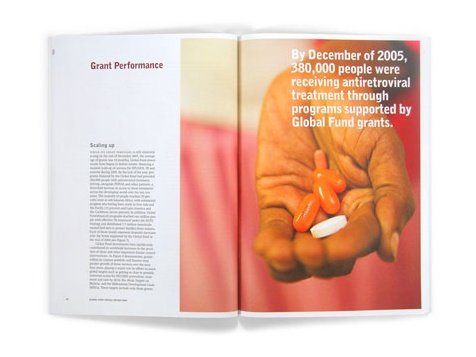 the global fund(全球基金)年报画册设计