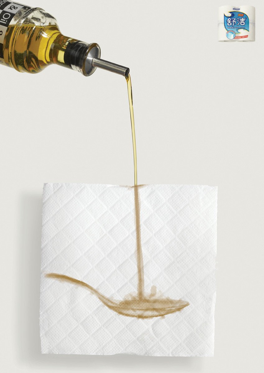 KLEENEX纸巾广告设计