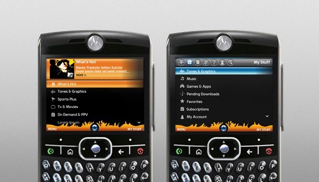AMP'd手机UI界面设计
