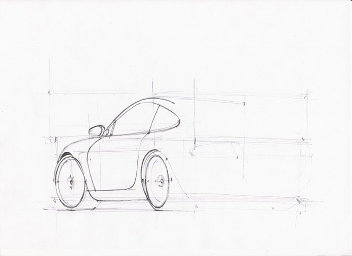 如何画汽车草图