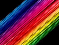 Photoshop制作精美七彩线条