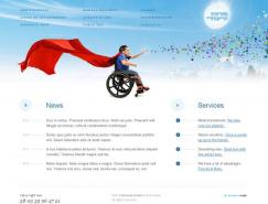 国外残疾人康复医院网页设计