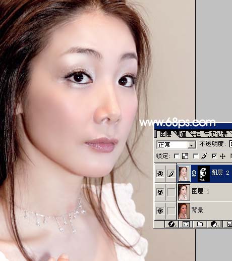 Photoshop调出洁白如玉的完美肌肤