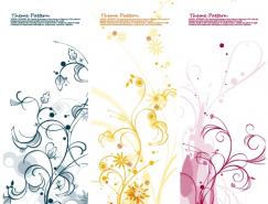 时尚矢量花纹图案素材(4)
