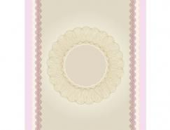 证书底纹矢量素材(03)