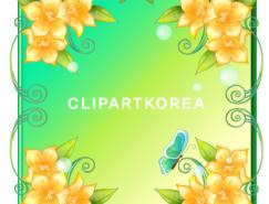 韩国花边矢量素材精选(02)