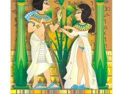 埃及壁画矢量素材