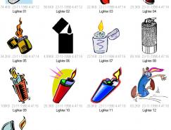 打火机矢量素材