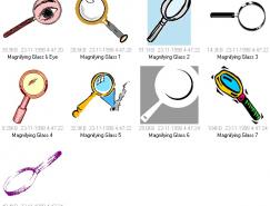 9款放大镜矢量素材