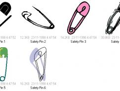 回形针矢量素材