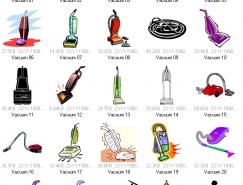 25个吸尘器矢量素材