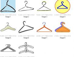 10个衣架矢量素材