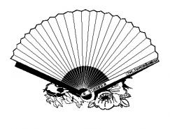 折扇矢量素材