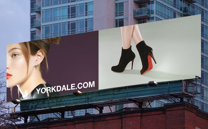 yorkdale购物中心平面广告欣赏
