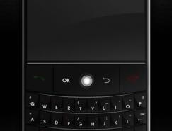 Photoshop绘制逼真的黑莓手机