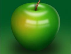 Photoshop鼠绘青苹果教程