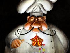 fabrini手绘魔术插画欣赏