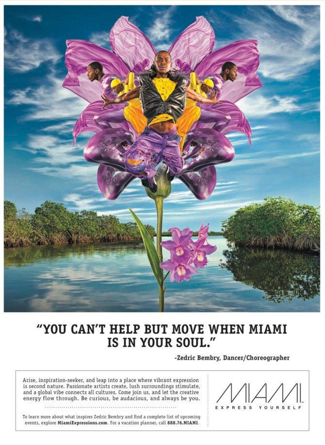 迈阿密旅游平面广告欣赏