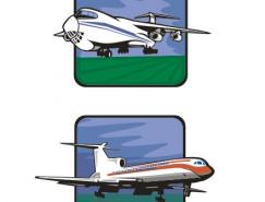 客机和运输机矢量素材