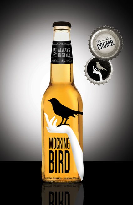 MockingBird啤酒瓶包装设计
