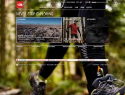 户外品牌the&nbsp;north&nbsp;face(乐斯菲斯)网站设计
