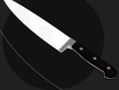 水果刀矢量素材