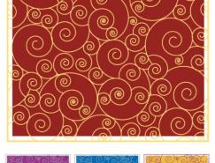 实用花纹底纹背景矢量素材(07)