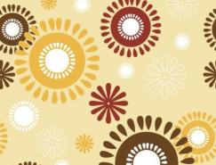 实用花纹底纹背景矢量素材(15)