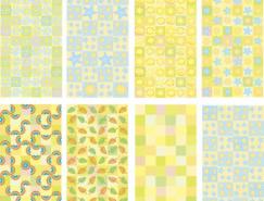 实用花纹底纹背景矢量素材(38)