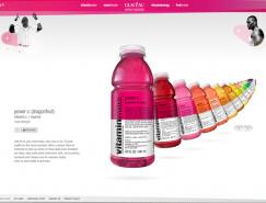 Glaceau维他命水网站设计欣赏