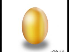 Photoshop绘制一只真实的金蛋