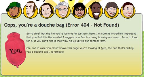 国外创意404错误页面设计欣赏