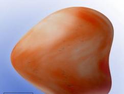 PS滤镜制作逼真的红色鹅卵石