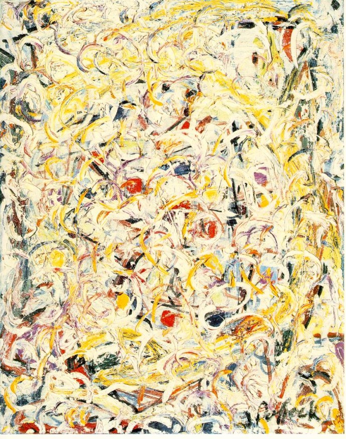 美国抽象表现主义画家杰克森·波洛克(J.Jackson Pollock)