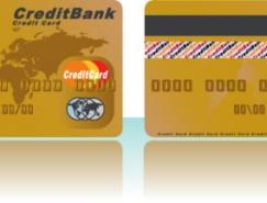 银行信用卡矢量素材(1)