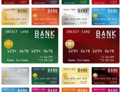 银行信用卡矢量素材(3)