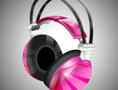 Photoshop制作一款时尚的耳机