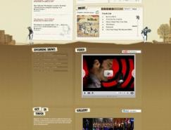 国外35个音乐产业相关网站设计欣赏