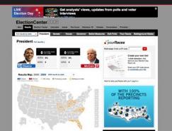 10個著名網站的美國大選網頁界面設計