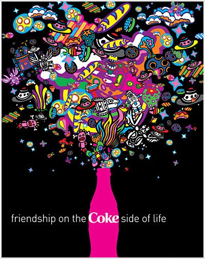 20张可口可乐漂亮的艺术插画