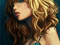 45张性感女孩插画欣赏