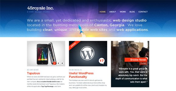 25个运用绚丽光效的网站设计欣赏