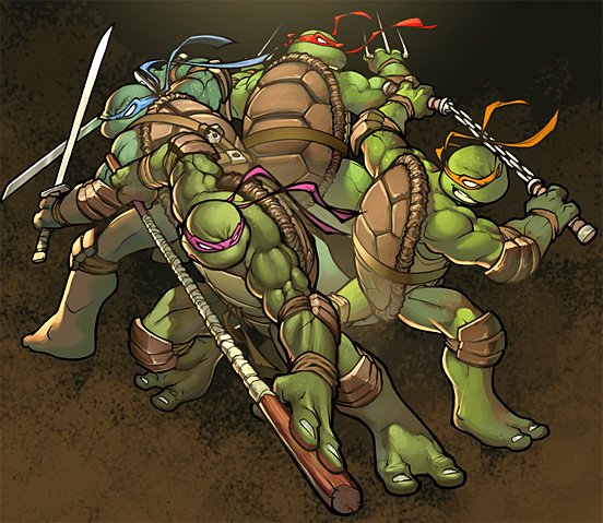 42张忍者神龟插画作品欣赏