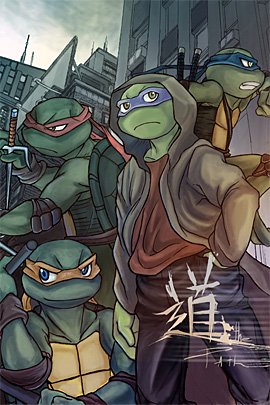 42张忍者神龟插画作品欣赏